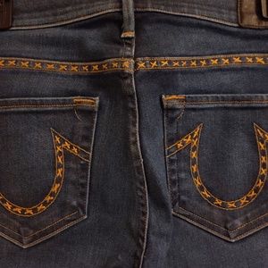 True Religion X Thick Stitch BECCA Style Jeans Size 28